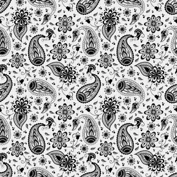 Vector floral seamless pattern background in Arabian style. Arabesque pattern Stockillustratie