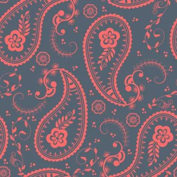 Vector floral seamless pattern element in Arabian style. Arabesque pattern. E イラスト素材