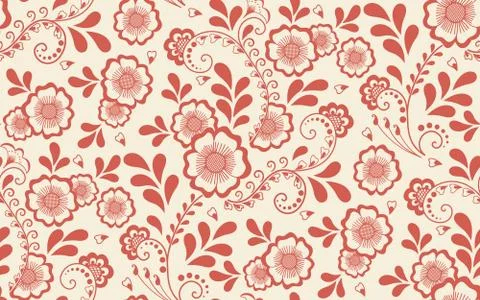 Vector floral seamless pattern element in Arabian style. Arabesque pattern. E Stock Illustration