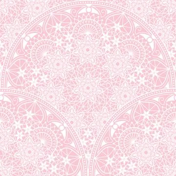 Vector floral seamless pattern element in Arabian style. Arabesque pattern. E Illustrazione stock