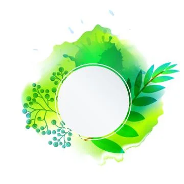 Vector floral tropical pattern background with jungle leaves. Abstract stripp イラスト素材