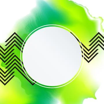 Vector floral tropical pattern background with shevron. Abstract stripped geo Stock Illustration