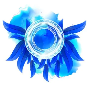 Vector floral tropical pattern background with jungle leaves. Abstract stripp Stock Illustration