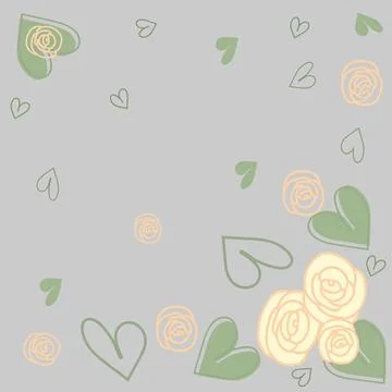 Vector flower background. Decoration for the holidays. Stock Illustration