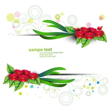Vector flower background Stock Illustration
