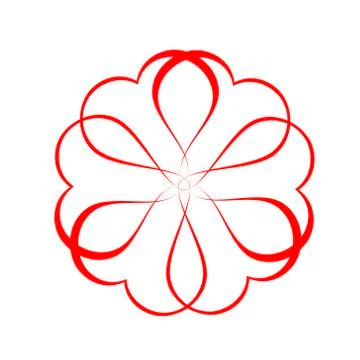 Vector flower logo Stock Illustration