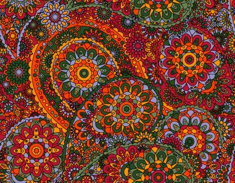 Vector flower paisley seamless pattern element. Elegant texture for backgrounds Stock Illustration