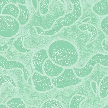 Vector flower seamless background. Mint colors Illustrazione stock