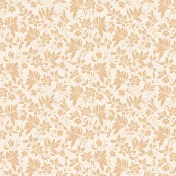 Vector flower seamless pattern background. Elegant texture for backgrounds. C Illustrazione stock