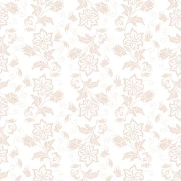 Vector flower seamless pattern background. Elegant texture for backgrounds. C Illustrazione stock