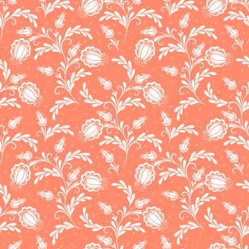 Vector flower seamless pattern background. Elegant texture for backgrounds. C イラスト素材