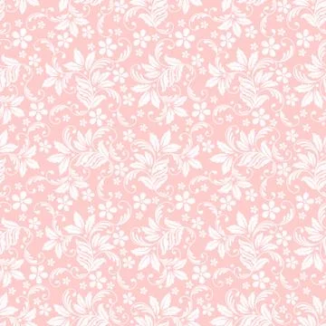 Vector flower seamless pattern background. Elegant texture for backgrounds. C Illustrazione stock