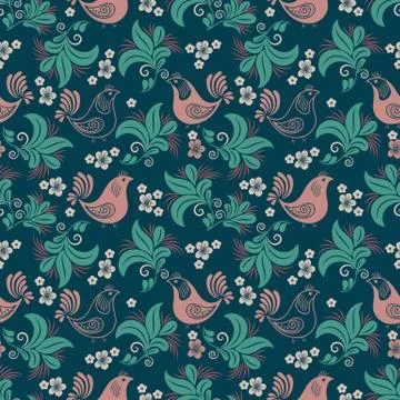 Vector flower seamless pattern background. Elegant texture for backgrounds. C イラスト素材