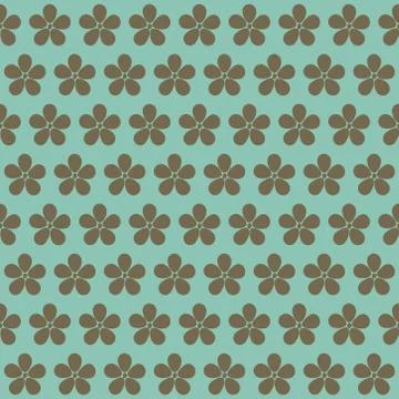 Vector flower seamless pattern background.  texture for backgrounds. seamless Stock Illustration