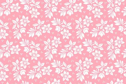 Vector flower seamless pattern background. Elegant texture for backgrounds. Illustrazione stock