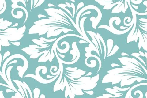 Vector flower seamless pattern element. Elegant texture for backgrounds. Clas Stock Illustration