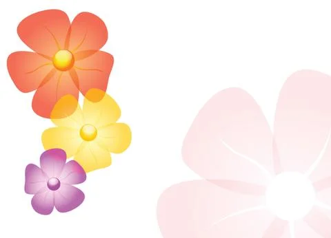 Vector flowers Stock Illustration
