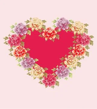 Vector flowers pattern. Stock Illustration