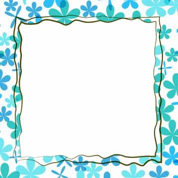 Vector flowers pattern on pink background Stock Illustration