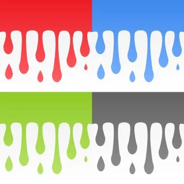 Vector flowing background set Stock Illustration