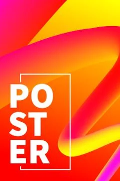 Vector fluid background Stock Illustration