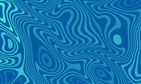 Vector fluid curved lines pattern. Abstract background, dynamical ripple su.. Stock Illustration