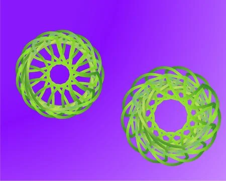 Vector fluid gradient liquid abstract geometric shapes 스톡 일러스트