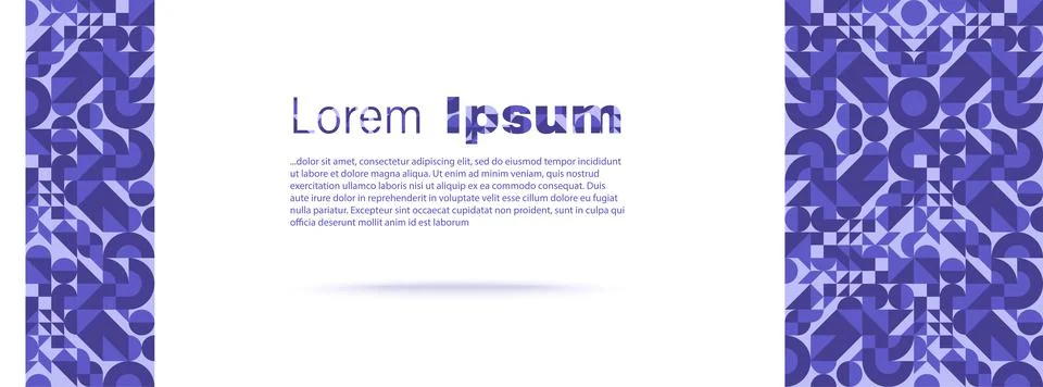 Vector flyer template. Abstract background with copy space for inspirational  Stock Illustration