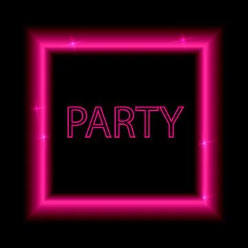 Vector flyer template for night party Stock Illustration