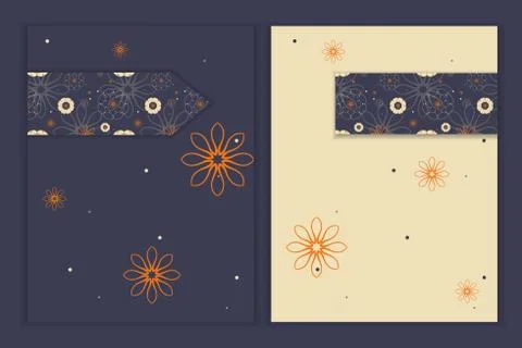 Vector flyers set Stock Illustration