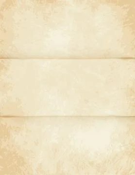 Vector Folded Light Parchment Stock Illustration
