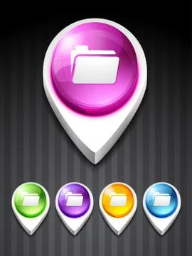 Vector folder icon Stock Illustration