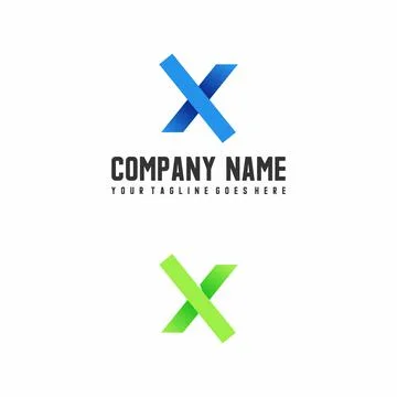 Vector font letter X which has an attractive shape. Stock Illustration