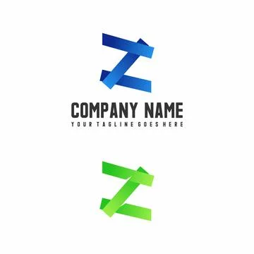 Vector font Z which has an attractive shape Stock Illustration