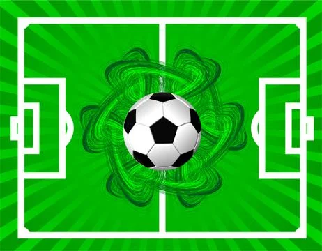Vector football background Stock Illustration