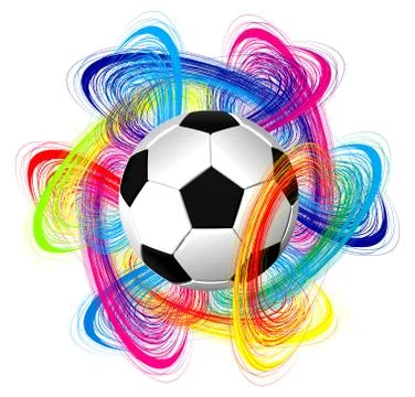 Vector football background Stock Illustration