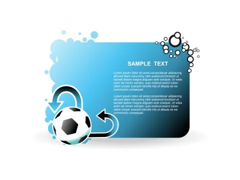 Vector football Stock Illustration