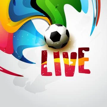 Vector football template Stock Illustration