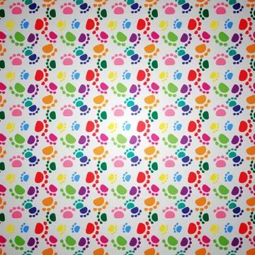 Vector footprint background Stock Illustration