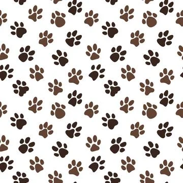 Vector Footprints concept creative seamless pattern or background 스톡 일러스트
