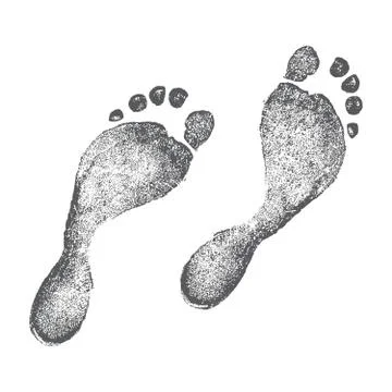 Vector Footprints Stock Illustration