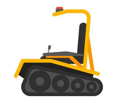 Vector forklift loader with wooden boxes Stock Illustration