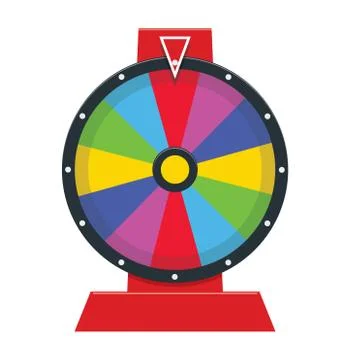 Vector fortune wheel Stock Illustration