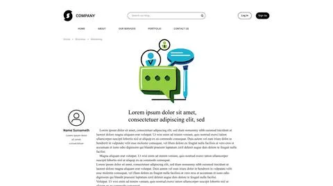 Vector forum in bold line style . Editable illustration Stock Illustration