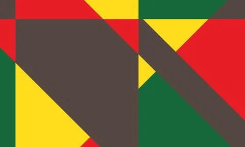 Vector four color for juneteenth month Stock Illustration