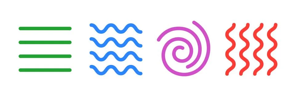 Vector four elements air water fire earth symbol logo. Nature abstract design Stock Illustration