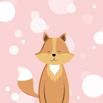 Vector Fox for your ideas Stock Illustration