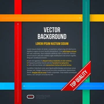 Vector frame background with 4 crossing lines. EPS10. Stock Illustration