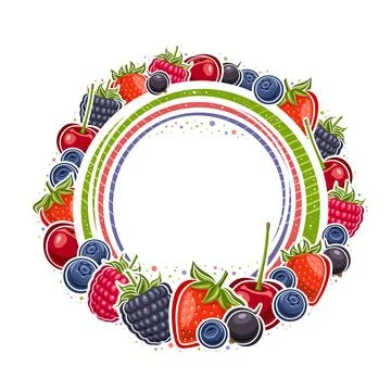 Vector frame for Berries Stock Illustration