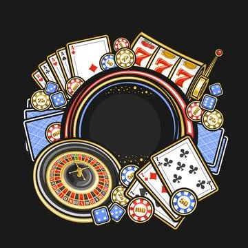 Vector frame for Casino Stock Illustration